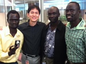 2011년 7월 독립한 남수단에서 처음으로 파견된 인턴학생들과