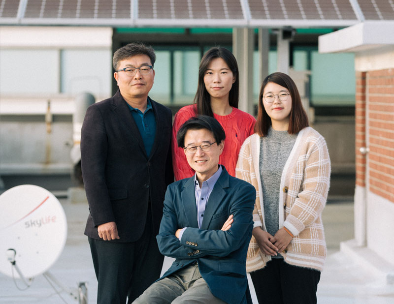 온실가스·에너지 종합관리센터 (박용석 팀장, 김효정 연구원, 남혜인 학생, 정혜진 교수)