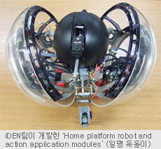iDEN팀이 개발한 `Home platform robot and action application modules’ (일명 득돌이)