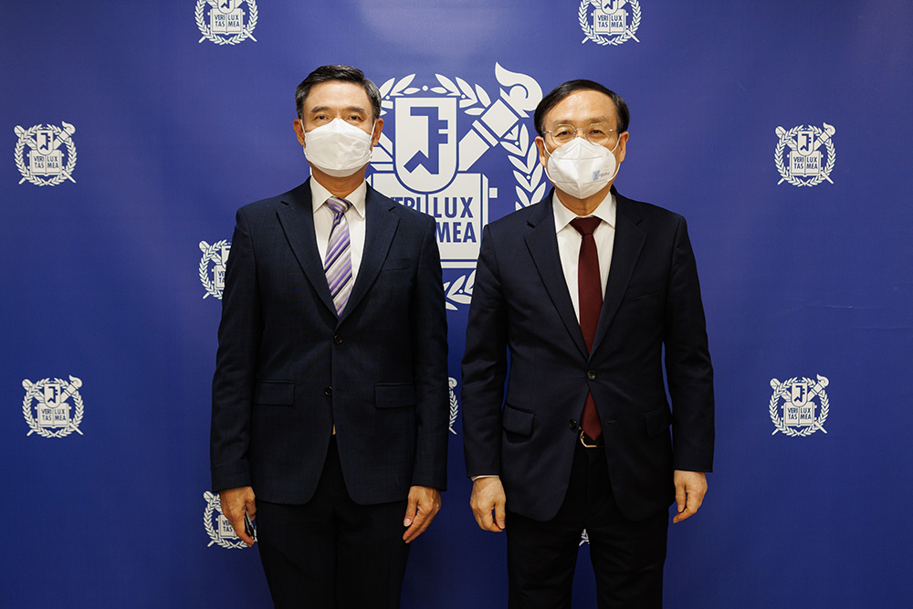 태국 치앙마이대학 총장 접견_22.10.20.