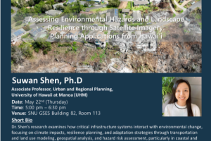 [제 178회 콜로키움]Assessing Environmental Hazards and Landscape Resilience through S