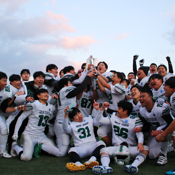 미식축구부 ‘그린테러스’, 전국 대학선수권 대회 우승!