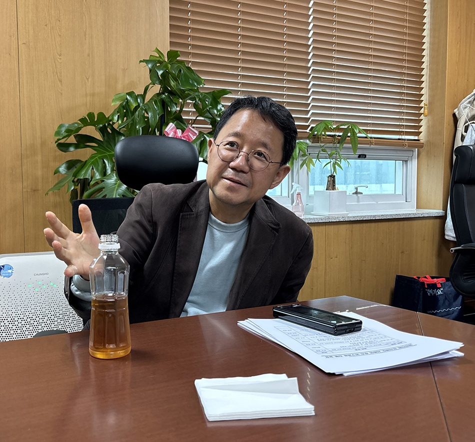 학생운동에 참여하던 당시를 회상하고 있는 박태균 국제대학원 교수