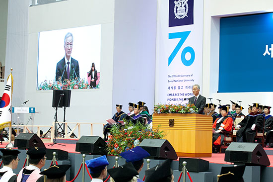 제70회 후기 학위수여식(김인권 원장)