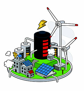 전력을 직접 생산하는 ‘에너지 수급망’