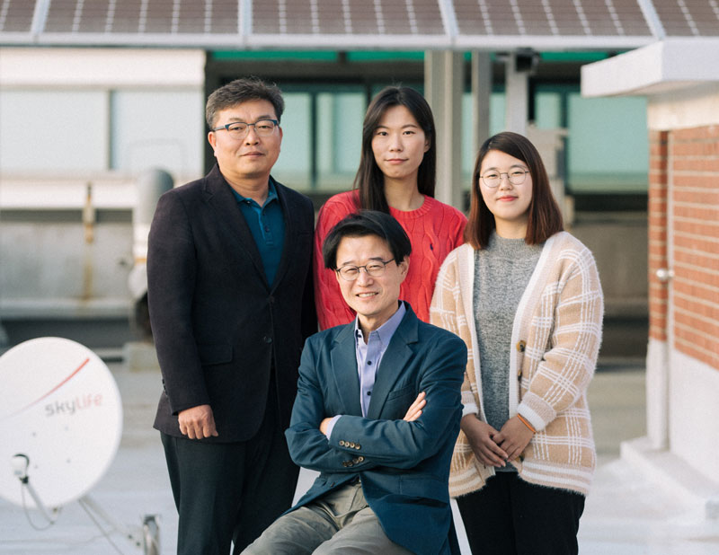 온실가스·에너지 종합관리센터 (박용석 팀장, 김효정 연구원, 남혜인 학생, 정혜진 교수)