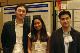 미국 실험생물학 2007년 연례 연합학회에서 미국약리학회 학술상을 수상한 학생들